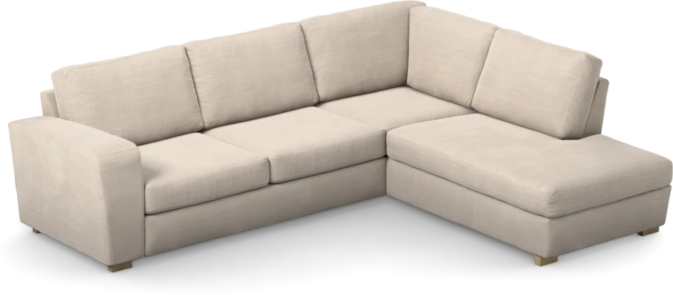 Friday - 2,5-sits soffa med divan höger - Beige