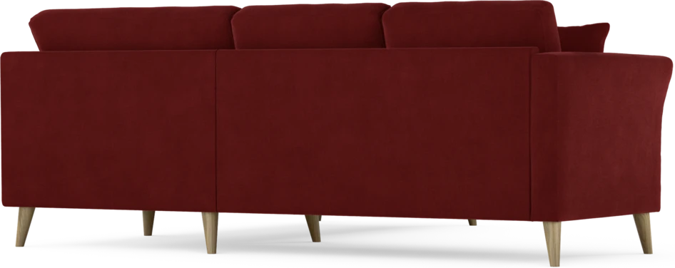 Eden - Hörnsoffa, 2+2-sits - Röd