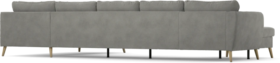 County - 4-sits soffa med schäslong vänster och divan höger - Grå