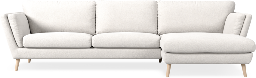 Madison - 3-sits soffa med schäslong höger - Beige