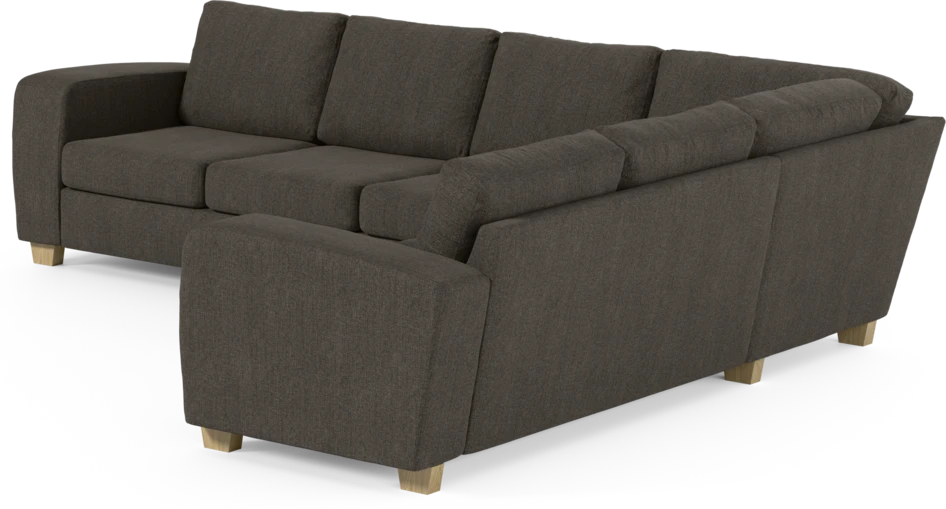 Friday - Hörnsoffa, 3+2-sits - Brun