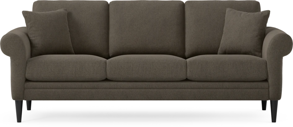 Eden - 3-sits soffa - Brun