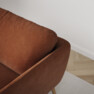 Madison - 2-sits soffa med schäslong höger - Orange