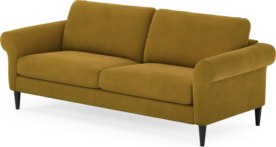 Bridge - 3-sits soffa - Gul