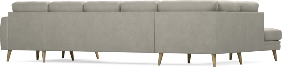 Eden - 3-sits soffa med divan vänster och schäslong höger - Grå