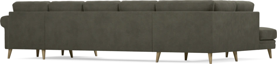 Eden - 3-sits soffa med divan vänster och schäslong höger - Grå