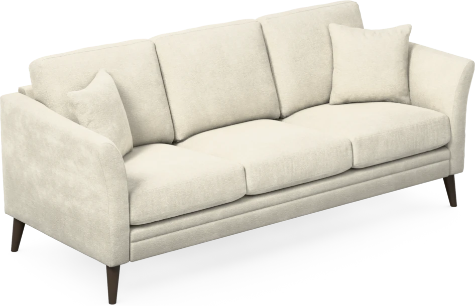 Eden - 3-sits soffa - Vit