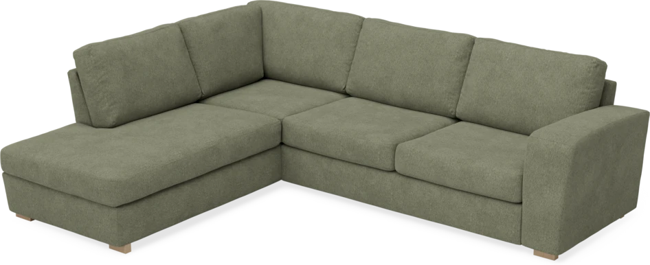 Friday - 2,5-sits soffa med divan vänster - Vit