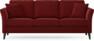 Eden - 3-sits soffa - Röd