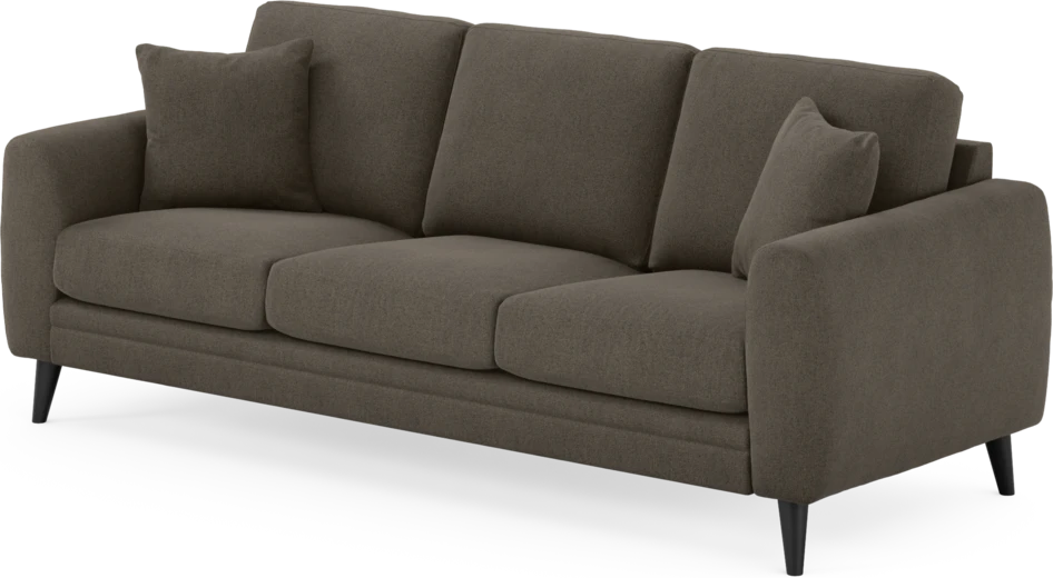 Eden - 3-sits soffa - Brun
