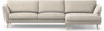 Madison Lux - 3-sits soffa med schäslong höger - Beige