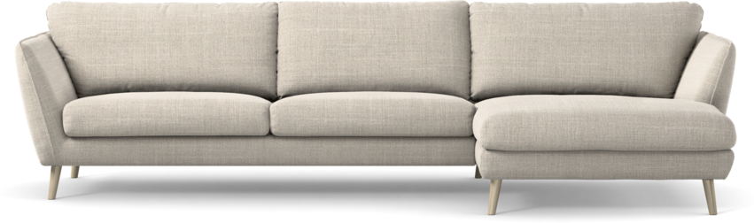 Madison Lux - 3-sits soffa med schäslong höger - Beige