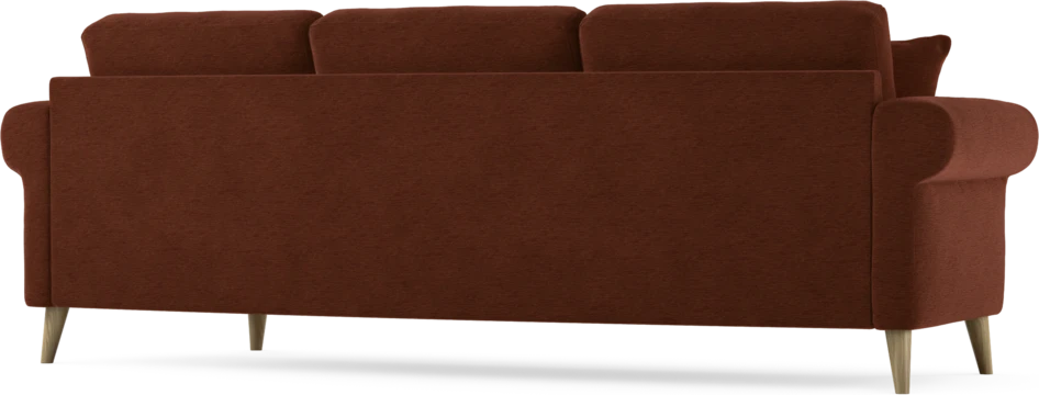 Eden - 3-sits soffa svängd - Orange