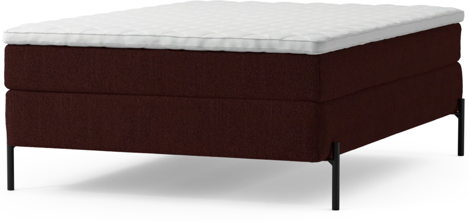 Delux Sense - Kontinentalsäng, enkelsäng 140 cm med bäddmadrass och sängben