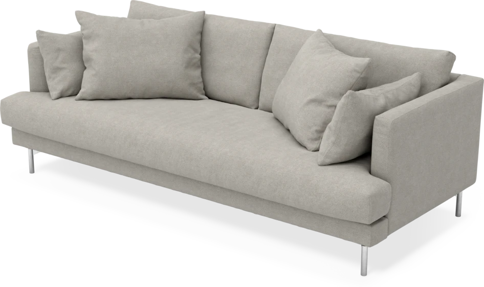 Harper - 3-sits soffa, hel dyna - Beige