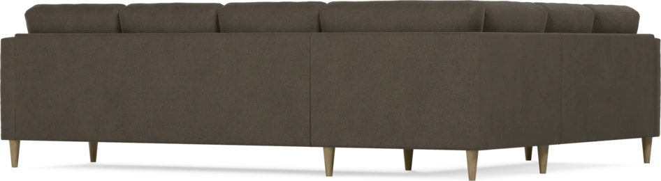 Eden - Hörnsoffa, 2+3-sits - Brun