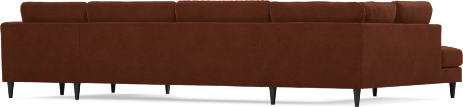 Bridge - 3-sits soffa med divan vänster och schäslong höger - Orange