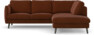 Madison Lux - 2-sits soffa med divan höger - Orange