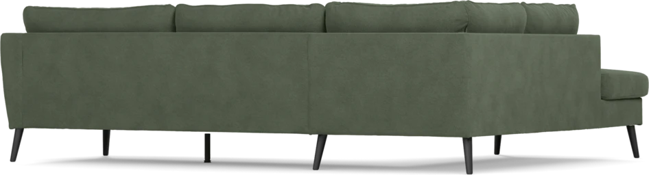 County - 2,5-sits soffa med divan vänster - Grön