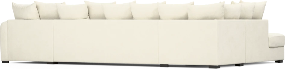 Town - 3-sits soffa med divan vänster och schäslong höger - Vit