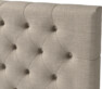 Delux Pikerad XL - Sänggavel, 90-210 cm - Beige