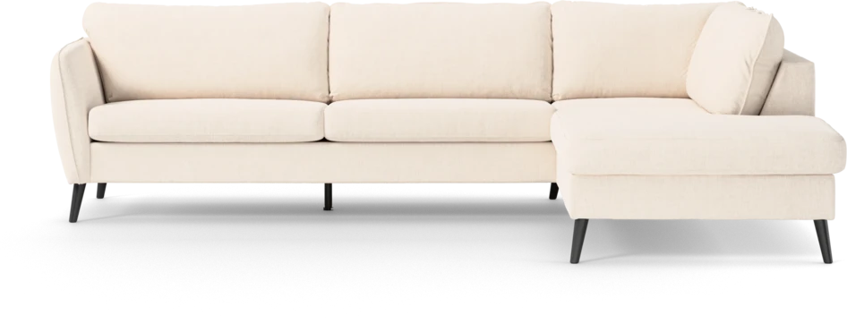 County - 2,5-sits soffa med divan höger - Vit