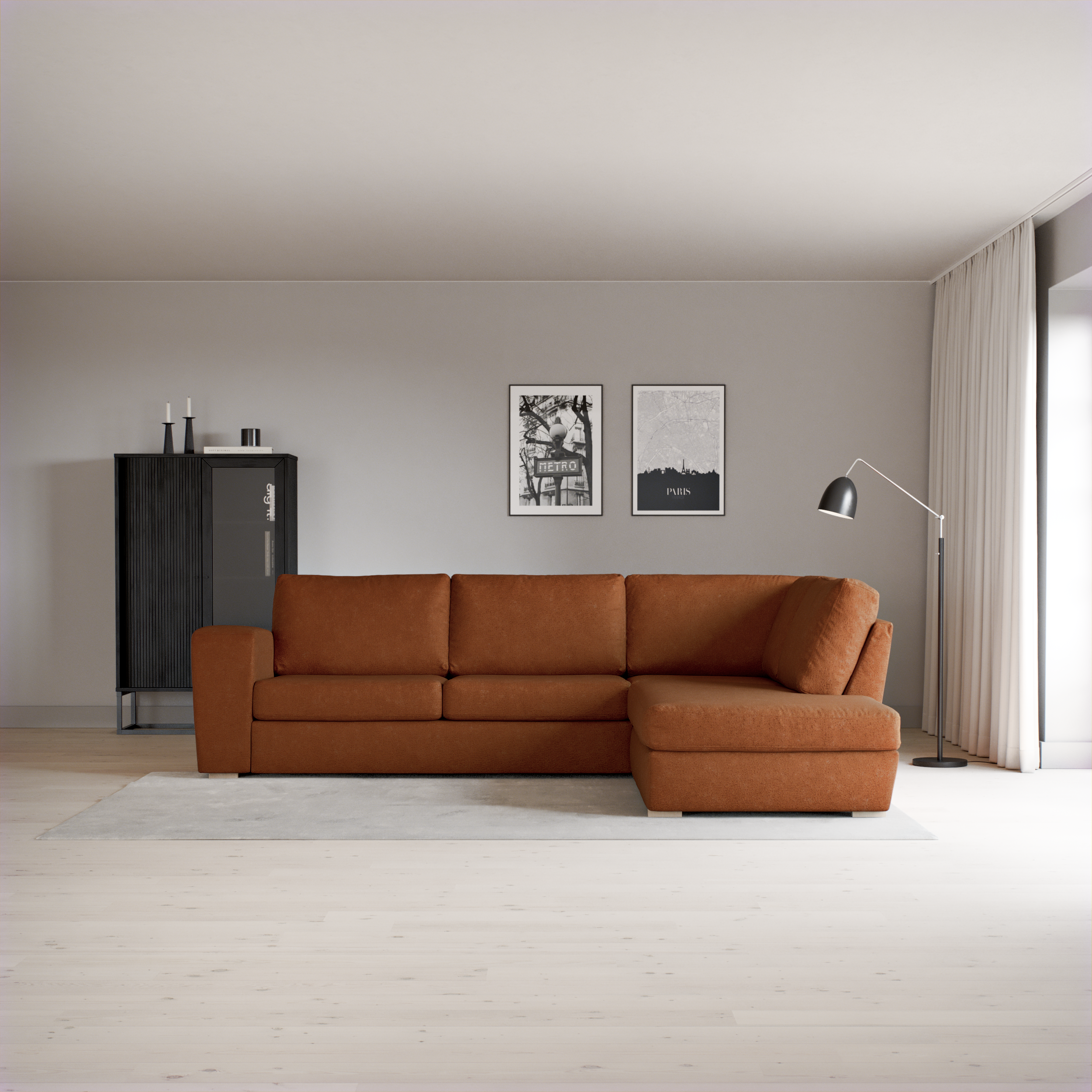 Friday - 2,5-sits soffa med divan höger - inspiration
