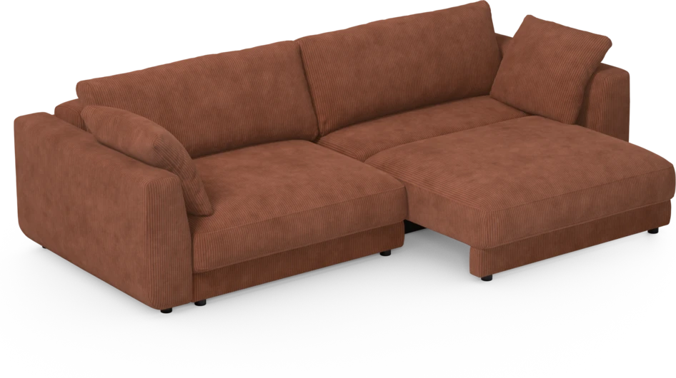 Amie - Bäddsoffa 4-sits - Orange
