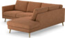 Madison Lux - 2-sits soffa med divan höger - Orange