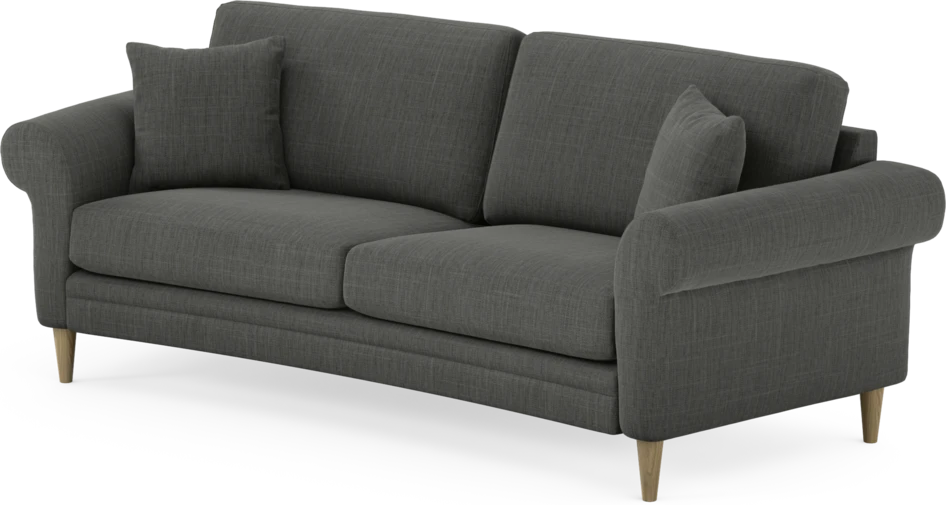 Eden - 2,5-sits soffa svängd - Grå
