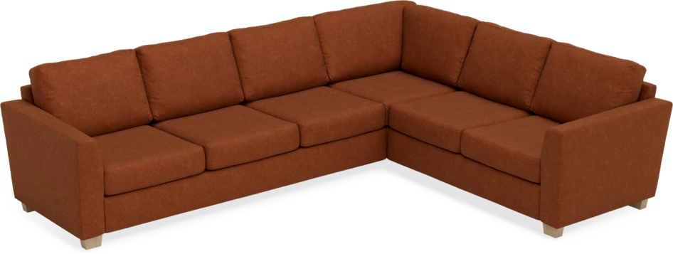 Friday - Hörnsoffa, 3+2-sits - Orange