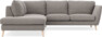Madison - 2-sits soffa med divan vänster - Beige
