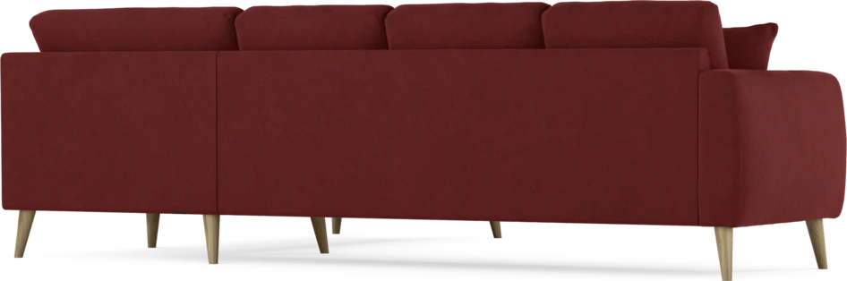 Eden - Hörnsoffa, 3+2-sits - Röd