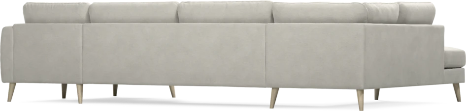 Bridge - 3-sits soffa med divan vänster och schäslong höger - Grå