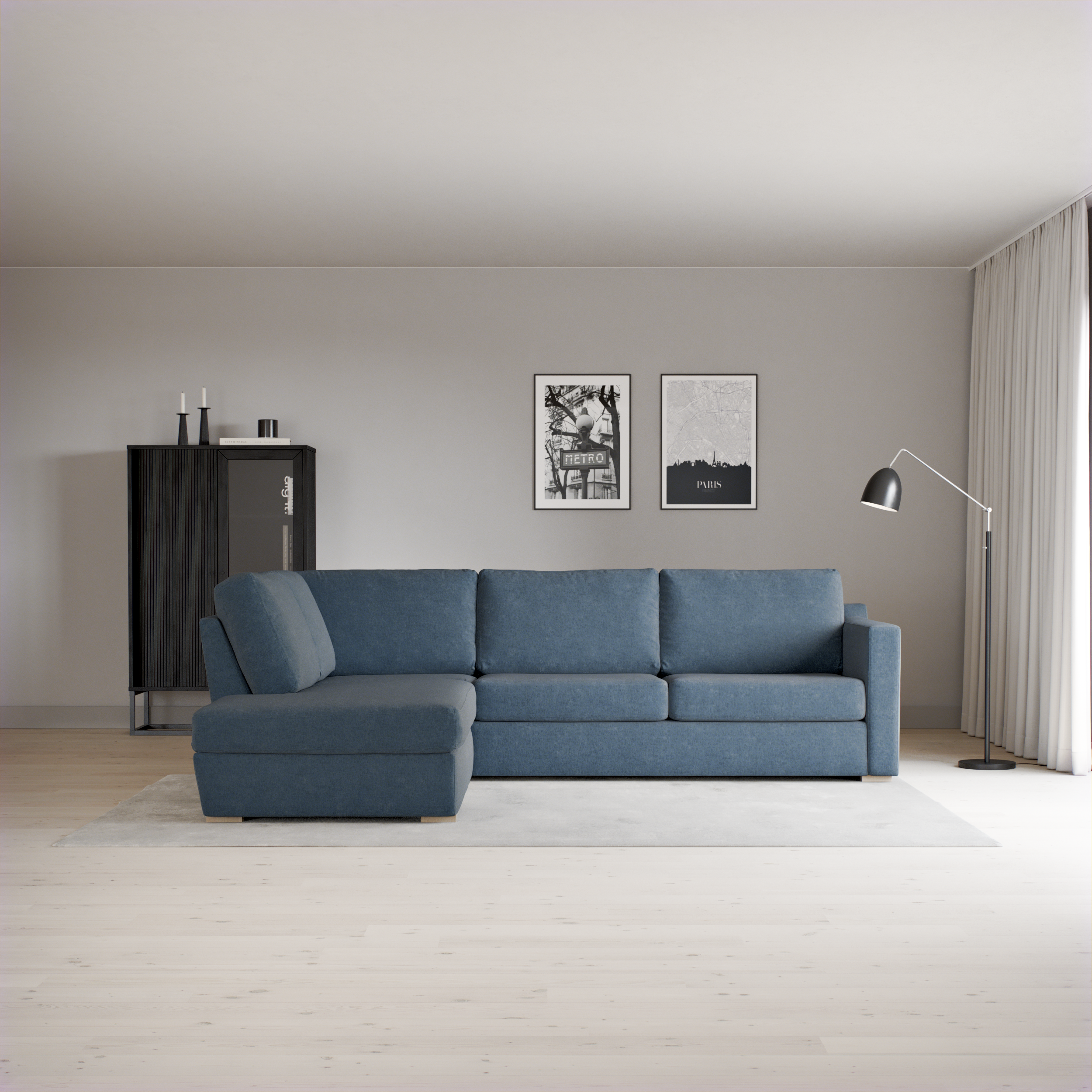Friday - 2,5-sits soffa med divan vänster - inspiration