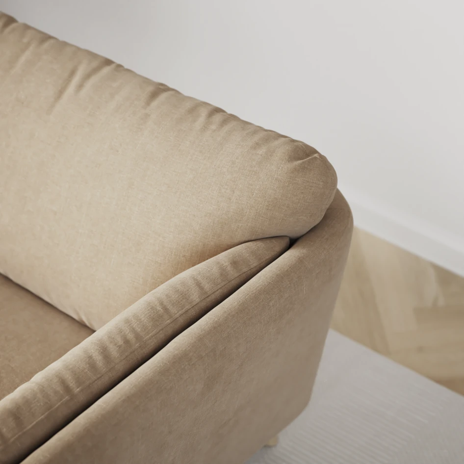 Madison Lux - 2-sits soffa med divan vänster och schäslong höger - Beige
