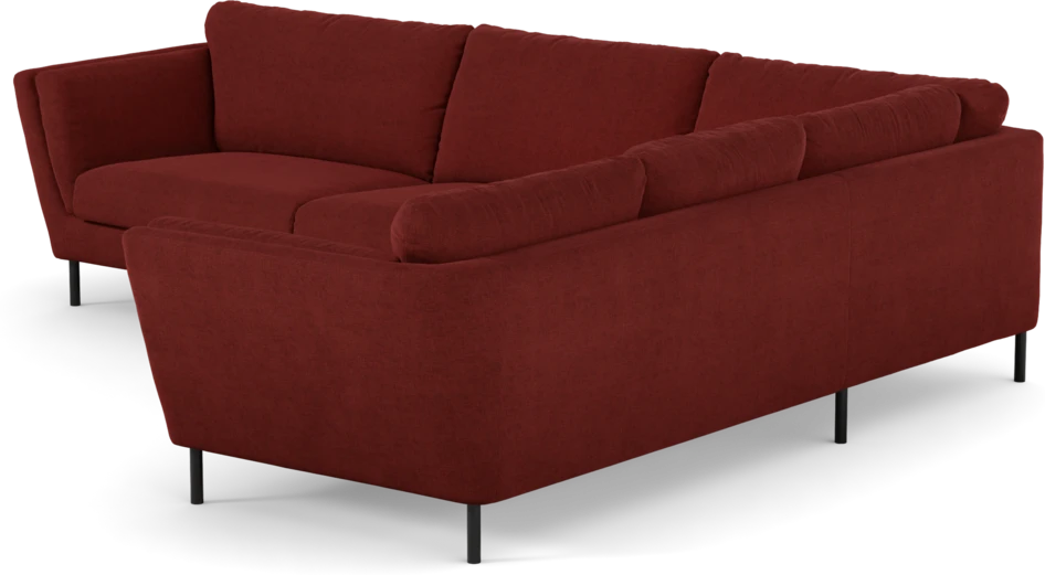 Madison Lux - Hörnsoffa 3+2-sits, hörn 1 - Röd