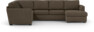 Friday - Hörnsoffa, 2+3-sits med schäslong höger - Brun