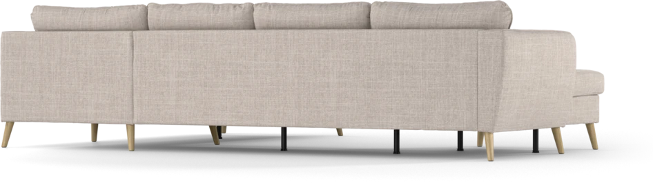 County - Hörnsoffa, 3+2-sits med schäslong vänster - Beige
