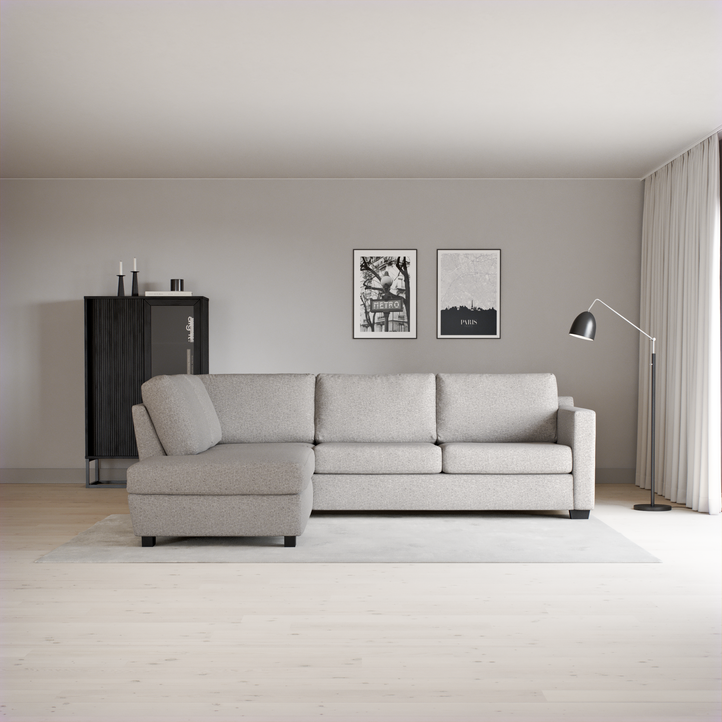 Friday - 2,5-sits soffa med divan vänster - inspiration