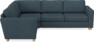 Friday - Hörnsoffa, 1,5+2,5-sits - Blå