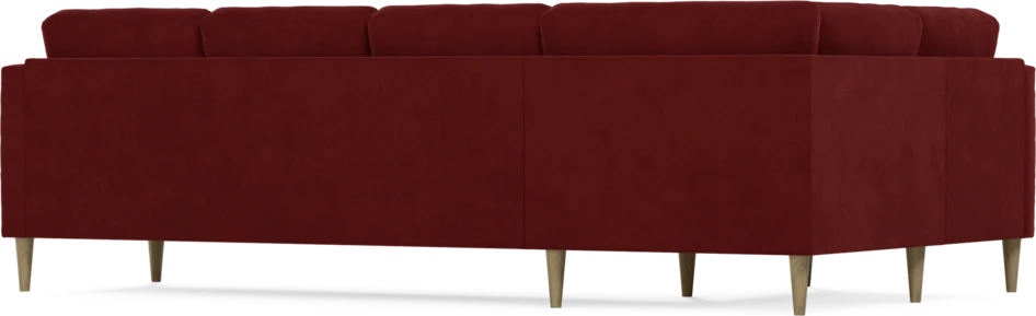 Eden - Hörnsoffa, 1+3-sits - Röd