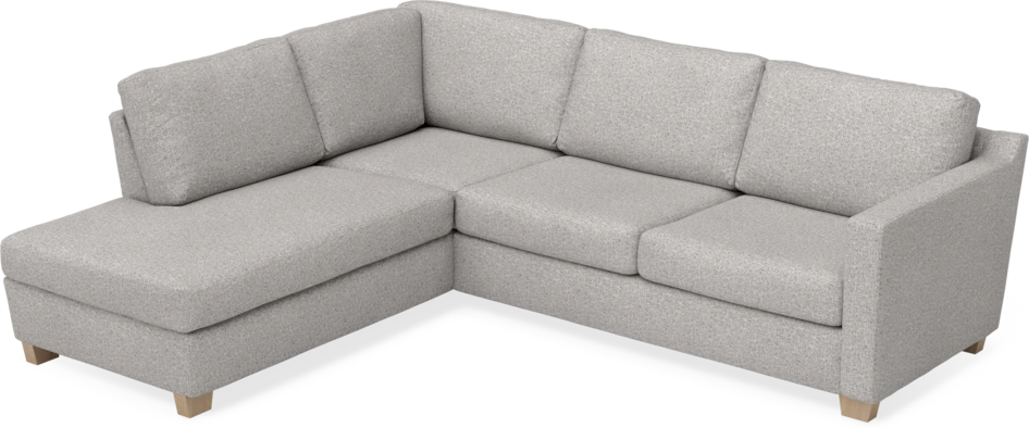 Friday - 2,5-sits soffa med divan vänster - Vit