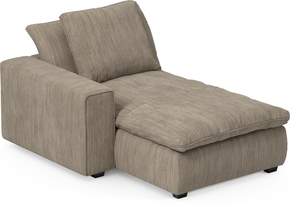 Bellora - Schäslong med armstöd vänster - Beige