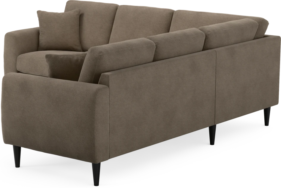 Eden - Hörnsoffa, 2+2-sits - Brun