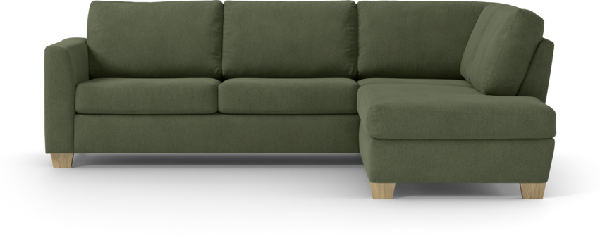 Friday - 2,5-sits soffa med divan höger - Grön