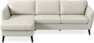 County - 3-sits soffa med flyttbar schäslong - Vit