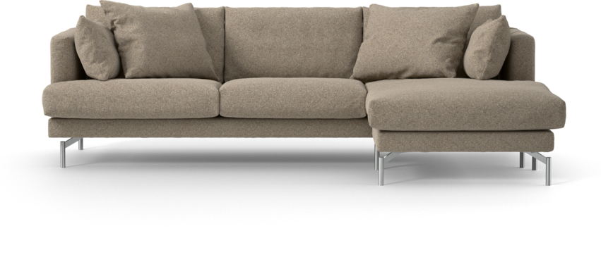 Harper - 4-sits med schäslong höger  - Beige