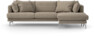 Harper - 4-sits med schäslong höger  - Beige
