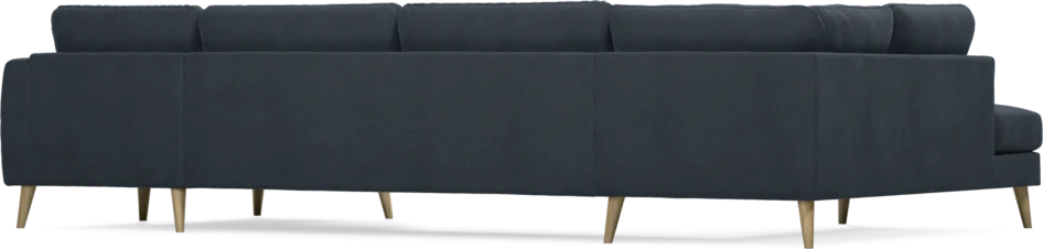 Bridge - 3-sits soffa med divan vänster och schäslong höger - Blå